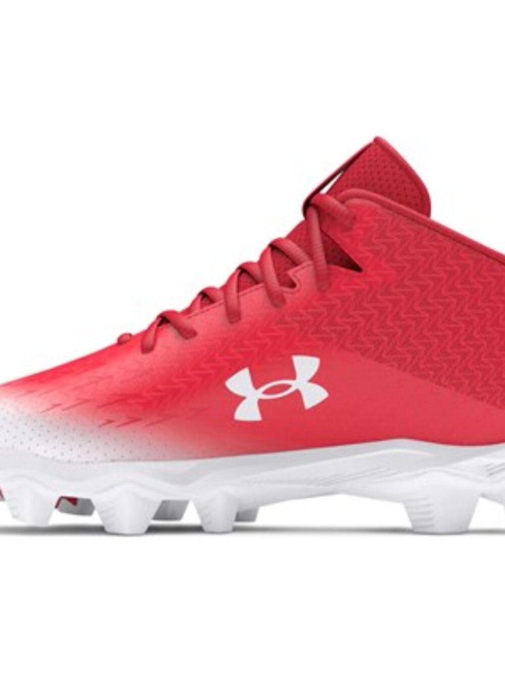 Under Armour - Mens Football Cleats Shoes, size 11 US mens, color red/white
